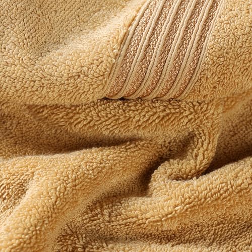 8-Piece Egyptian Cotton Hand Towel Set, Highly Absorbent Bathroom Towels