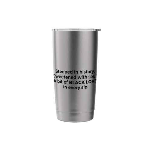 Black Love Sipping Stainless Steel Insulated Tumbler