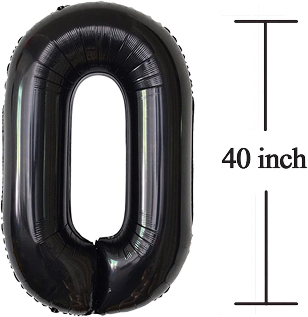 Skiennix Jumbo Number 30 Balloons - Giant Foil Mylar for 30th Birthday & Anniversary Celebrations