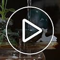 Tabletop Indoor Waterfall Fountain with Small Fish Tank - Zen Desktop Decor
