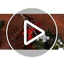 Wettarn 5-Inch Red Christmas Mistletoe Decor Kissing Ball Ornament - Classic Style