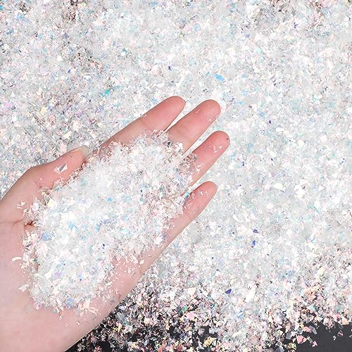 Iridescent Artificial Flake Fake Snow Powder for Christmas Decor (200g)