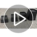 Heavy Duty 4 Inch Bed & Furniture Risers, Supports 6000 lbs - 4 Pack