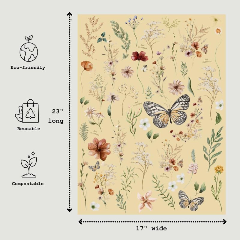 Beeswax Wrap for Bread - Reusable Eco-Friendly Sustainable Food Storage Solution, Keeps Bread Fresher Longer, Natural Alternative to Plastic Wrap