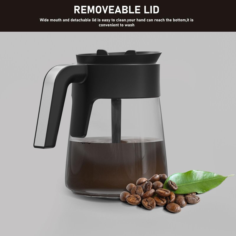 Colidier CFP301 12-Cups Coffee Pot Replacement Compatible with Ninja Coffee Maker CFP101 CFP201 CFP301 CFN601 CM401 CFP200 CFP250A CFP300 CFP305 CFP307 CFN602 CF090 CF091 CF092