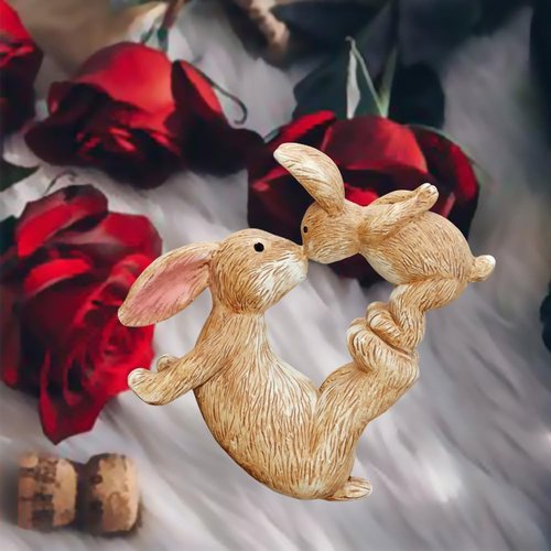 Charming Rabbit Statues - Elegant Easter Ornaments | Perfect Valentine's Day Gifts for All