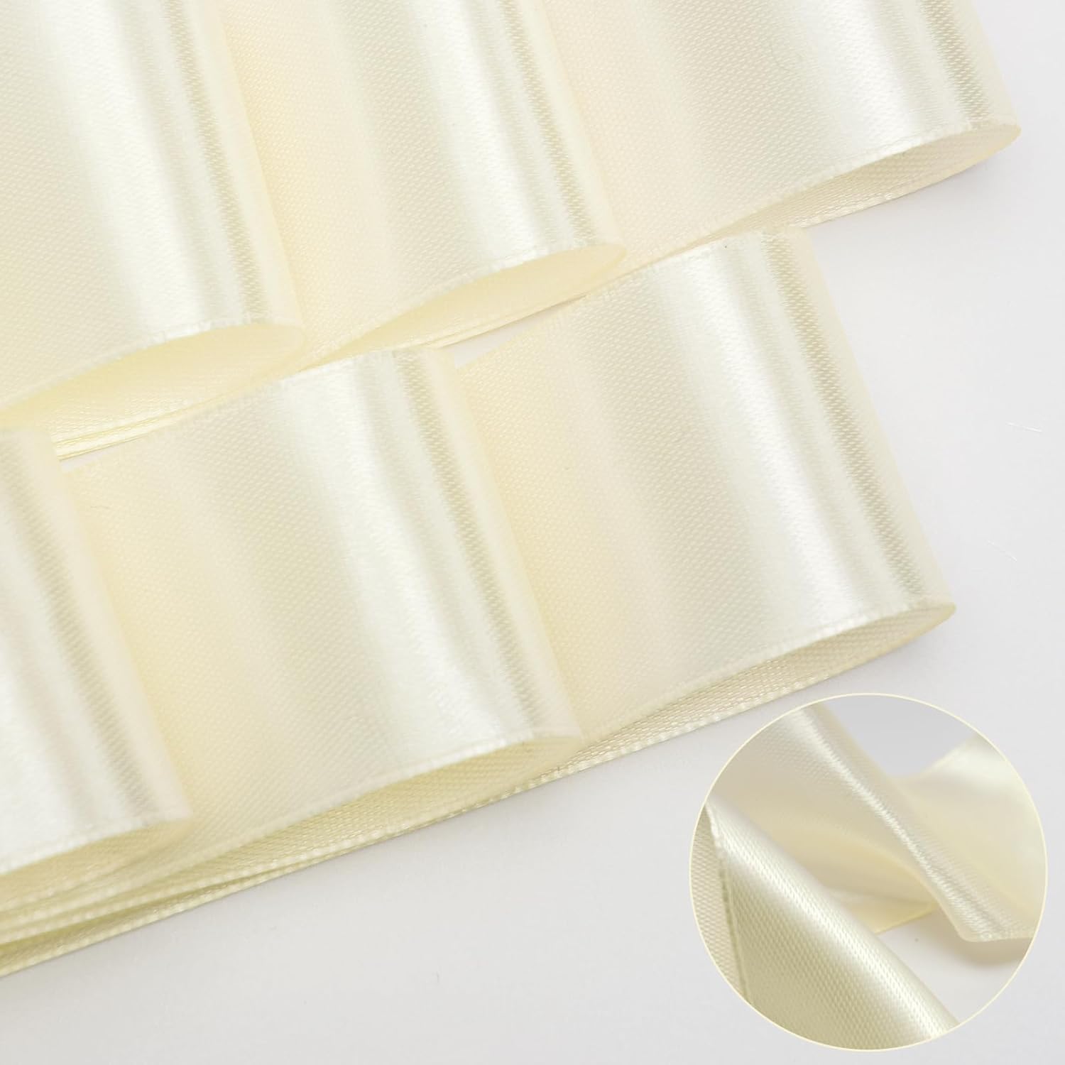 Regine Switzerland Wedding Chair Decorations - 24 Pcs Satin Ribbon Bows in Ivory White