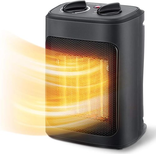 1500W Space Heater by [Brand Name] - Portable Electric Heater with Thermostat & Fast Heating Modes for Indoor Use