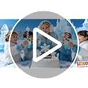 Reusable Frozen Snowflake Drinking Straws with Glitter Toppers - 24 Pcs