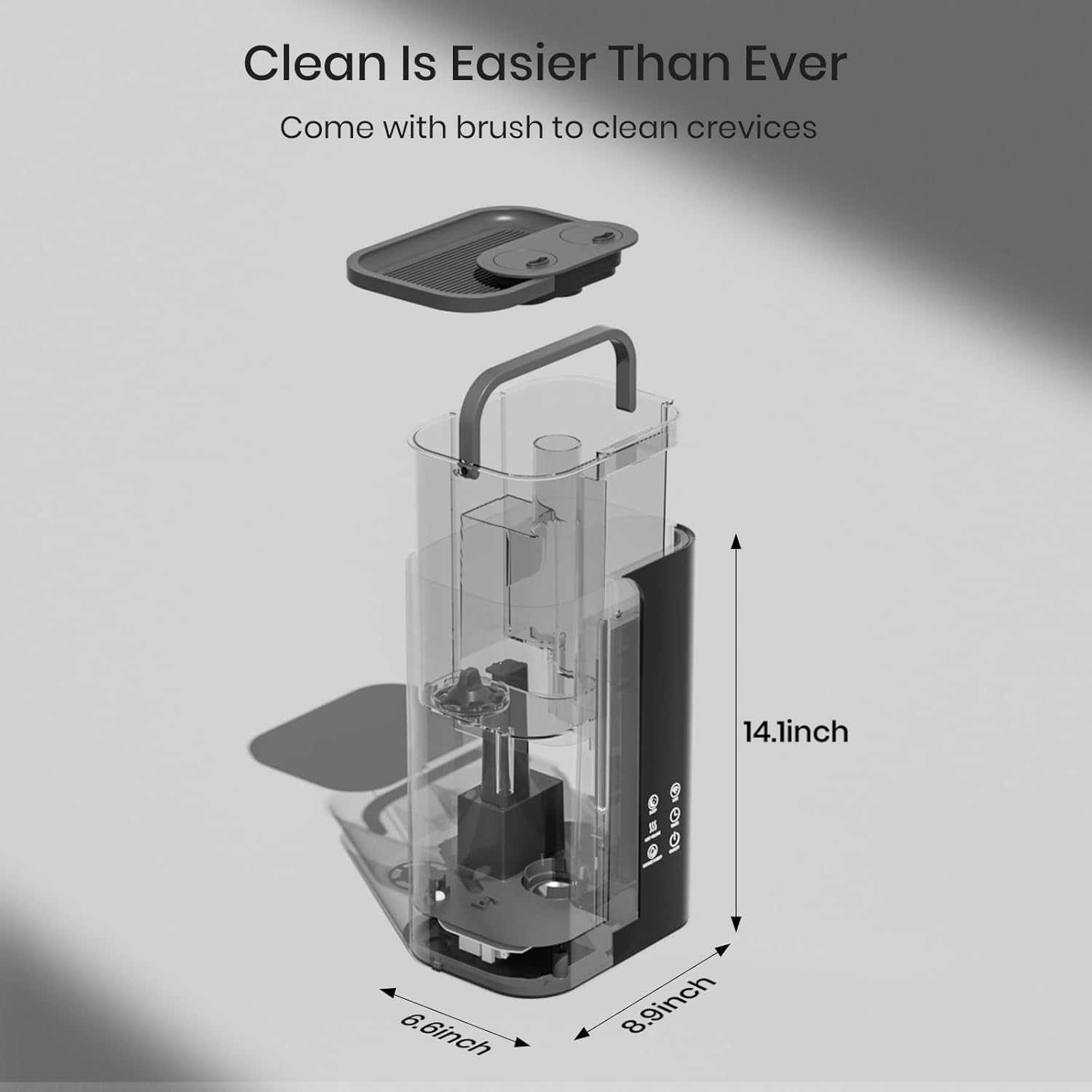 OGACFO 5L Smart Air Humidifier - Top Fill Design, 50H Runtime, Quiet 28 dB for Bedroom & Nursery