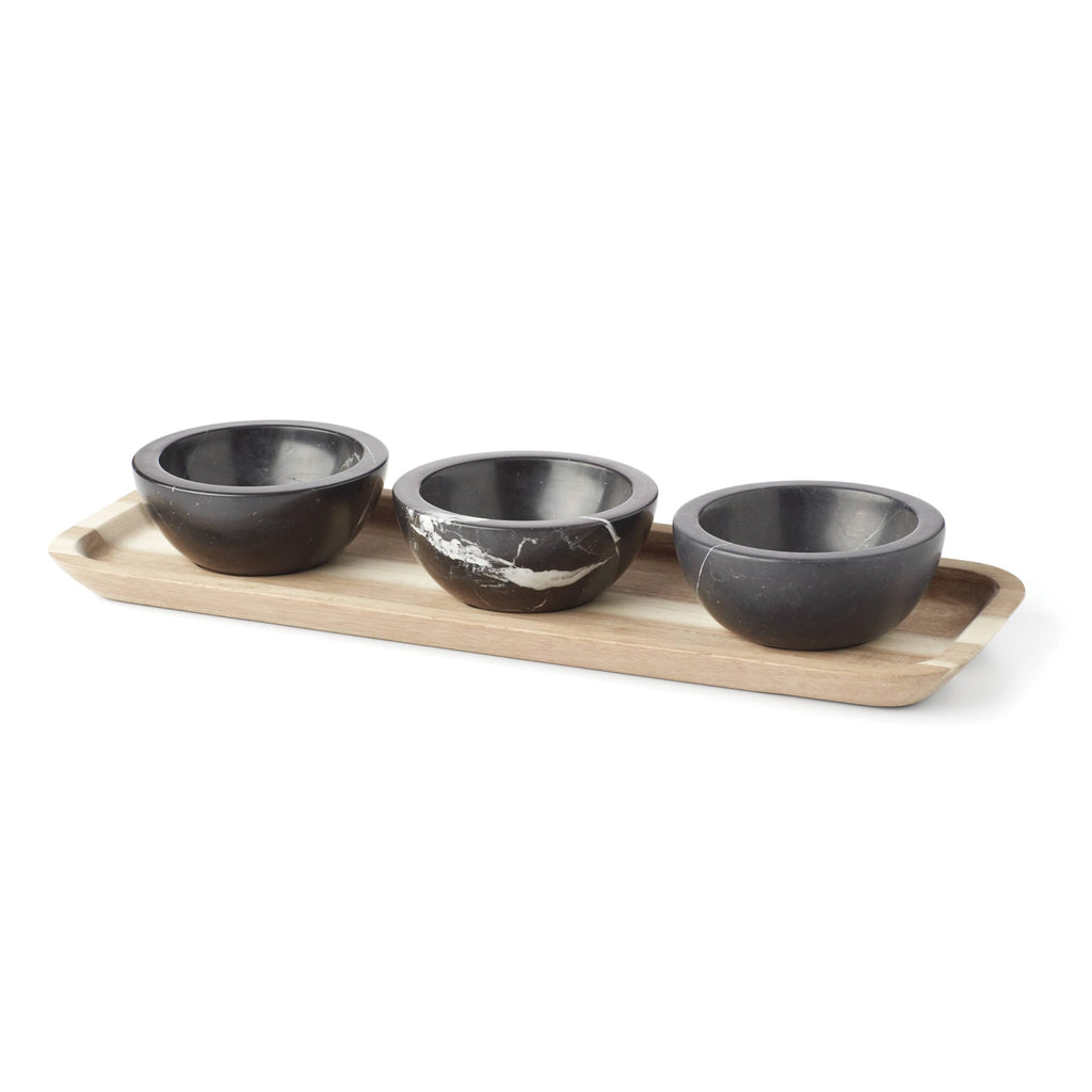 Lenox 895306 Lx Collective Tray With 3 Dip Bowls