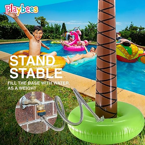 Inflatable Palm Trees 6 Foot 2 Pack Tropical Luau Party Decor