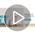 Stainless Steel Warm Mist Humidifier 3L with Sleep Mode and Auto-Off