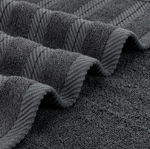 Utopia Towels 4-Pack Oversized XL Bath Towels, 30x60 in, Grey