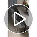 Set of 4 Velvet Dining Chairs, Mid-Century Modern Upholstered Kitchen Chairs