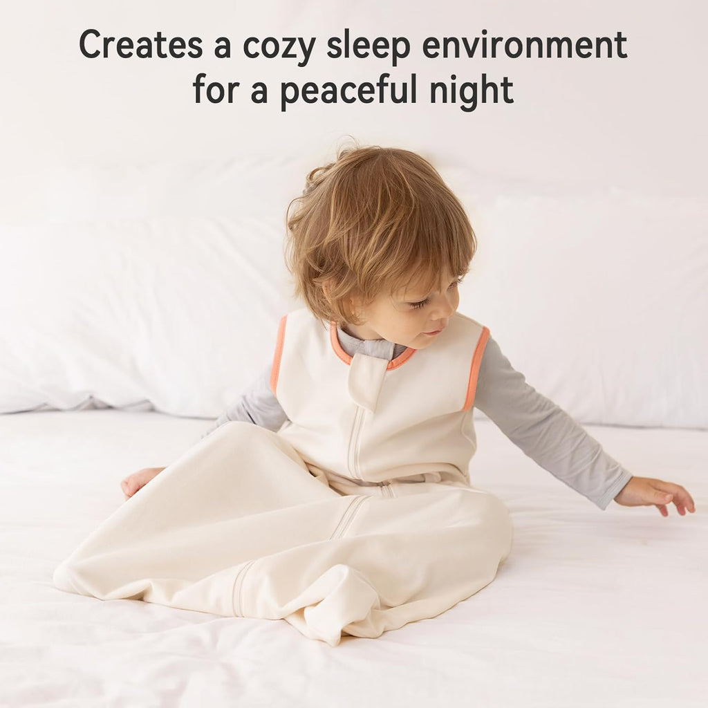 Skiennix Baby Sleep Sack - 100% Cotton 0.5 Tog Wearable Blanket for 12-18 Months | 3 Pack, Soft & Breathable