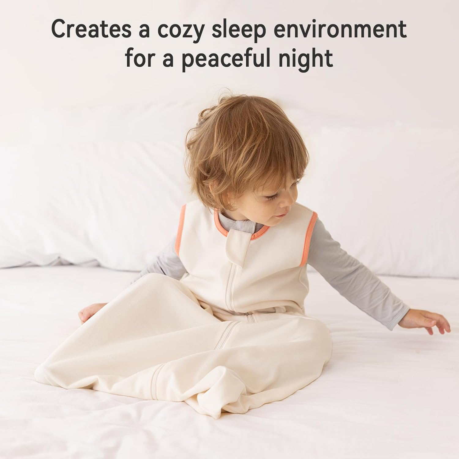 Skiennix Baby Sleep Sack - 100% Cotton 0.5 Tog Wearable Blanket for 12-18 Months | 3 Pack, Soft & Breathable