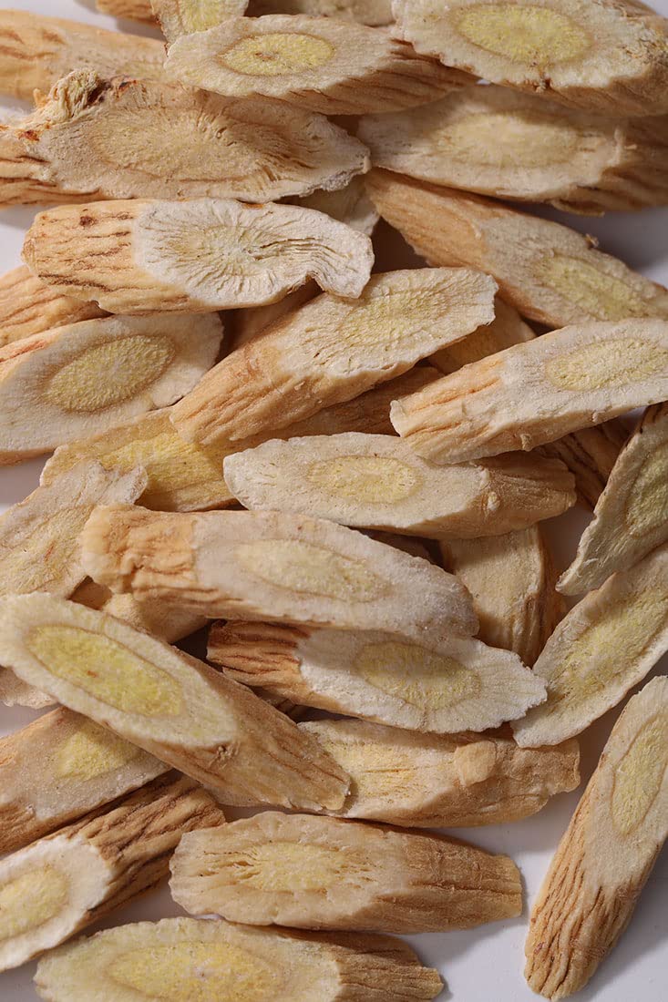 Premium Astragalus Root Tea Slices/12 Oz(339g),Featured 黄芪 Pure and Natural,No additives,Cut and Sifted Herbal Tea.