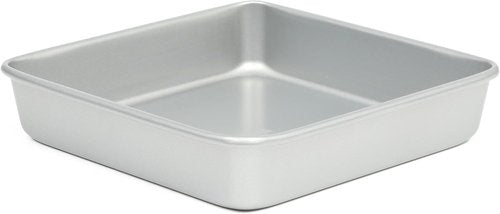 Martha Stewart Gallen 9-Inch Square Nonstick Cake Pan - Durable Carbon Steel Bakeware for Desserts