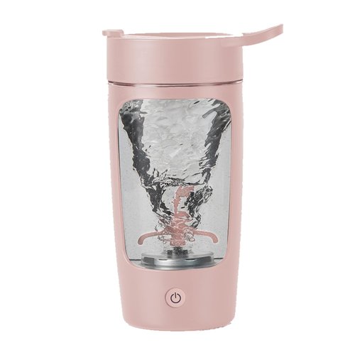 daasigwaa Electric Shaker Bottle, Blender Bottles For Protein Mixes, | Tritan | BPA Free| Portable Mixer Cup, Rechargeable Shake Cups And Meal Replacement Shakes, 22 oz(Pink)