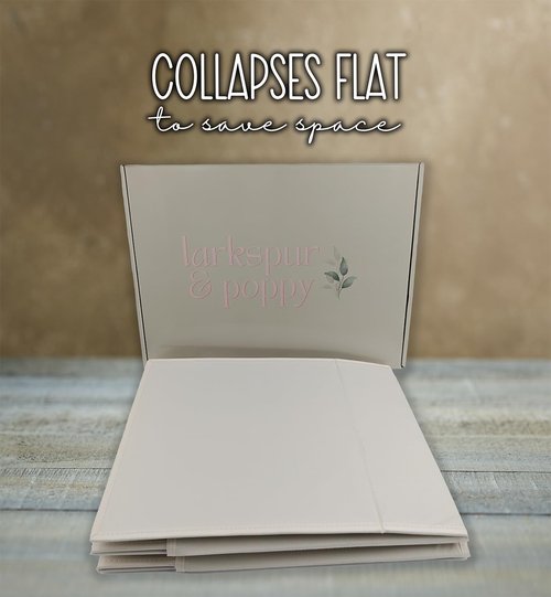 Larkspur & Poppy Sheet Organizers and Storage - Magic Fold Design for Efficient Linen Closet Organizers and Storage - Ideal Bed Sheet Organizer (Oatmeal 2.0)