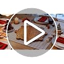 Clothmile 18-Piece Christmas Cutting Board Gift Set with Knives & Forks - Variation Christmas-1