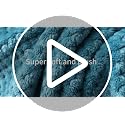 Exclusivo Mezcla Large Waffle Fleece Throw Blanket - Slate Blue (50x70")