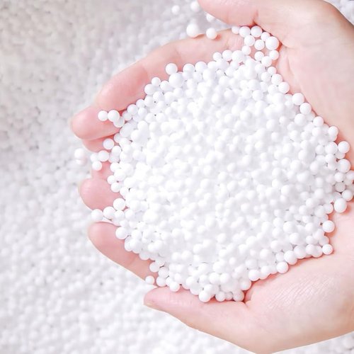 AOODOOM Foam Beads - 80,000 White Polystyrene Beads for Kids' DIY Crafts & Party Decorations (0.08-0.12 in)