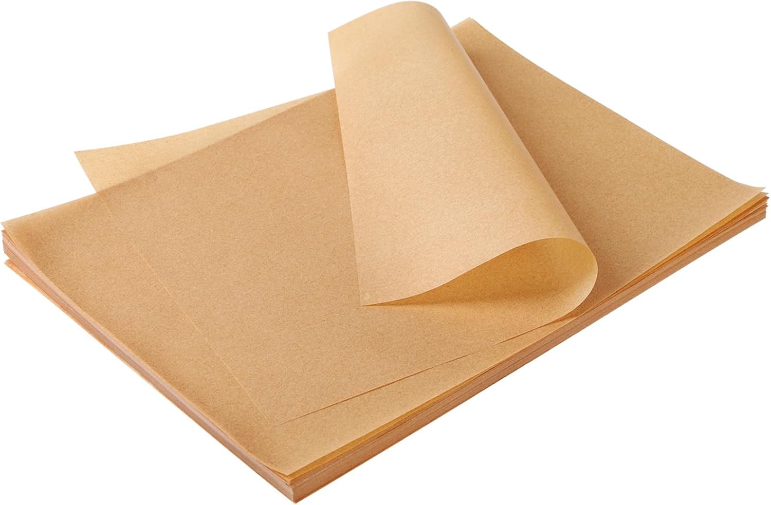 Unbleached Parchment Paper Sheets - 200 Pcs Precut Non-Stick for Baking | 9x13 Inches