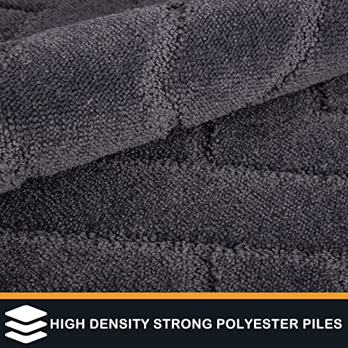 Indoor Dirt Trapping Door Mat - Non-Slip Washable Entryway Rug (20" x 31.5")