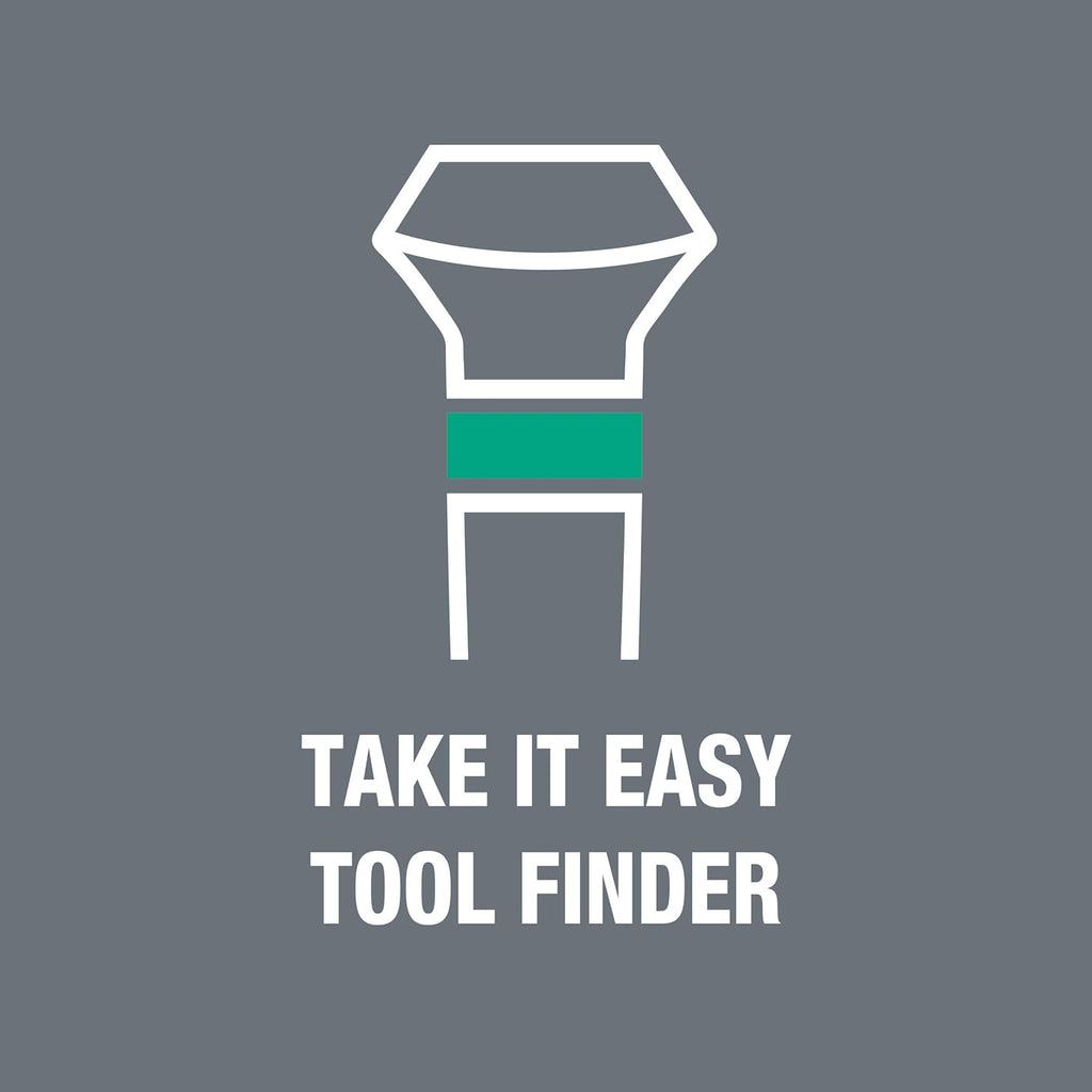 Wera 9710 Foam Insert Screwdriver Set - 18-Piece Professional Tool Kit for Precision Work