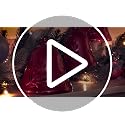 Set of 3 Musical Lighted Red Christmas Bells with Motion Sensor