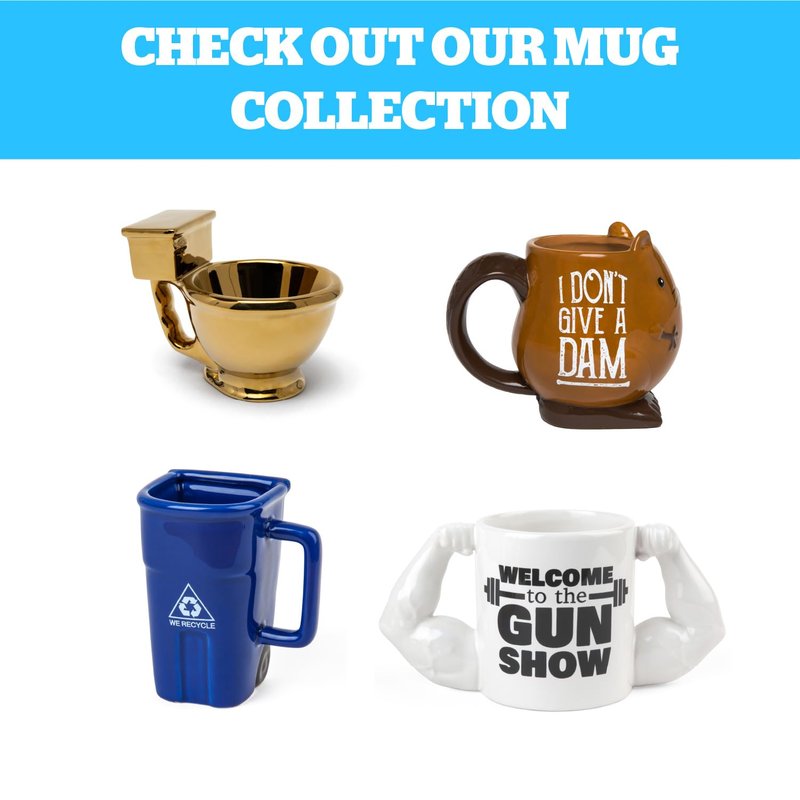 BigMouth Inc Happy Camper Mug, Cute Novelty Ceramic Mug for Outdoor RV Camping Enthusiasts, Gift for Men Women Mom Dad