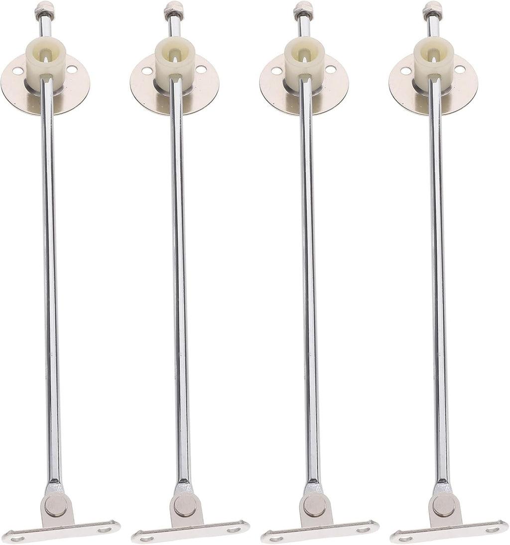 Skiennix Cabinet Support Rods - 4-Piece Set for Kitchen Cabinets | Durable Hinges for Wooden Boxes