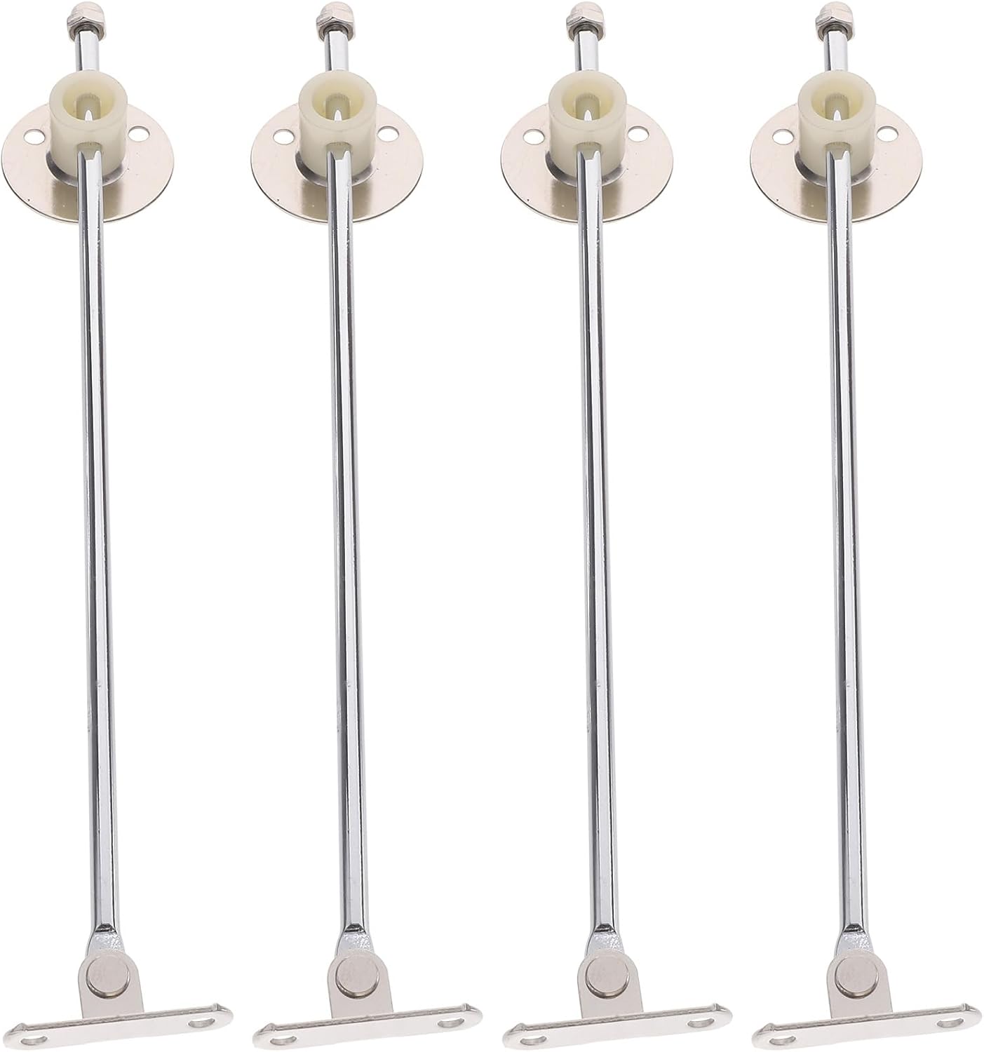 Skiennix Cabinet Support Rods - 4-Piece Set for Kitchen Cabinets | Durable Hinges for Wooden Boxes