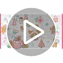 Christmas Gingerbread Window Clings - 148 Pieces Holiday Decor Set - Merry Christmas