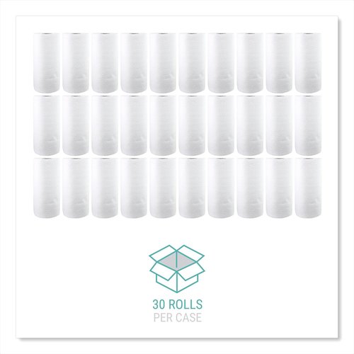 Windsoft Paper Towels, Bulk Pack of 30 Rolls, 85 Sheets Per Roll, Individually Wrapped, 2-Ply White Kitchen Towels, Embossed and For Enhanced Absorbency