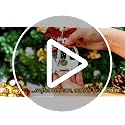 TOKAYEN Ski Gondola Ornament - 2-Layer Winter Xmas Tree Decoration