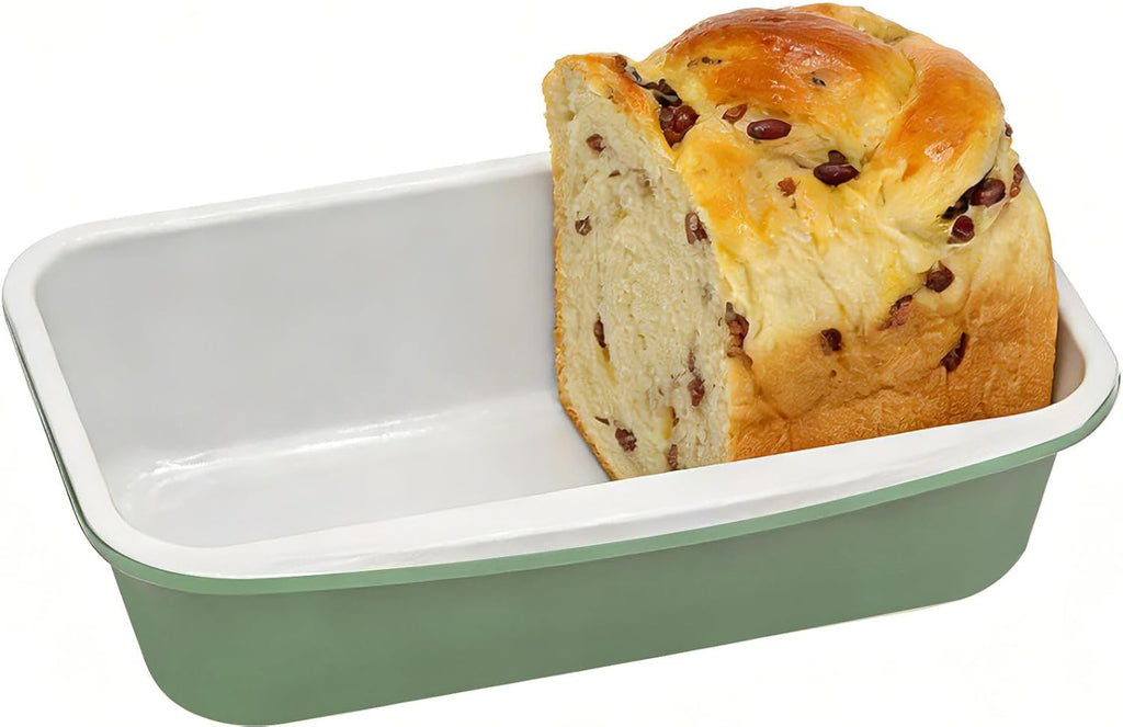 Skiennix Non-Stick Bread Loaf Pan - 9x5 Inch, Ceramic Coating, Oven Safe to 550°F, Dishwasher Safe, Pistachio Green