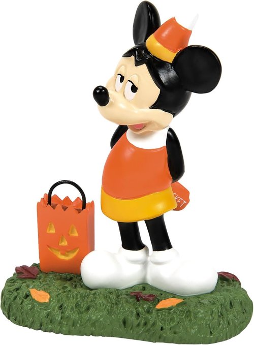 Department 56 Mickey Mouse Buys a Ticket Figurine - 3 Inch Halloween Village Accessory | Multicolor