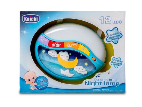 Magic Sleep Baby Crib Clip Night Lamp - Soothing Melodies for Peaceful Sleep | Blue