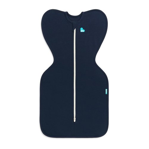 Love To Dream Swaddle UP - Baby Sleep Sack for Self-Soothing | 1.0 TOG, Newborn 5-8.5 lbs, Navy