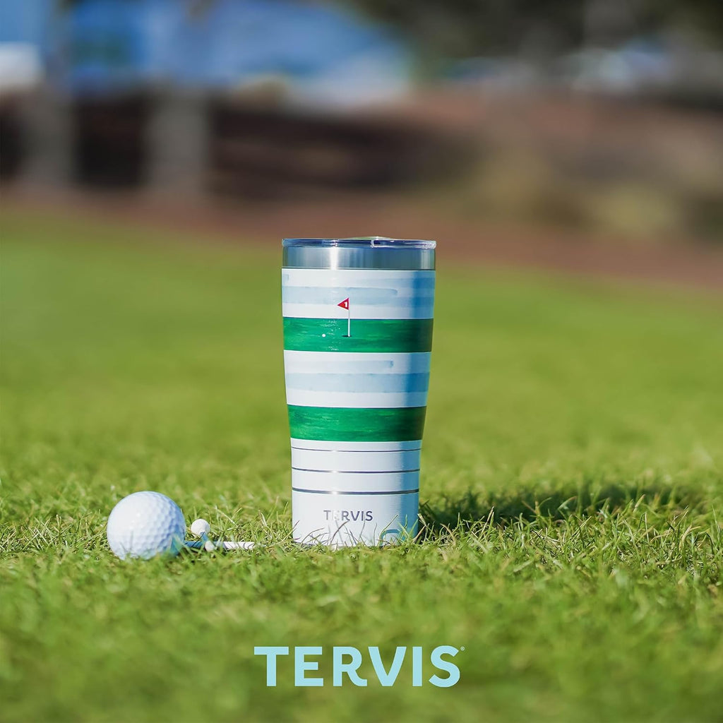 Tervis Traveler Insulated Tumbler - Butterfly Garden Design | Keeps Drinks Hot & Cold, 20oz Stainless Steel