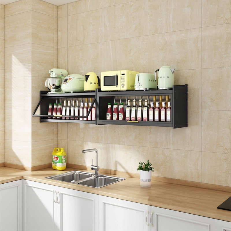 SweeTinytwo Wall Cabinet, Medicine Cabinet, Metal Cabinet with Large Capacity, Matches Variety of Decors (83 * 27 * 35cm,White)