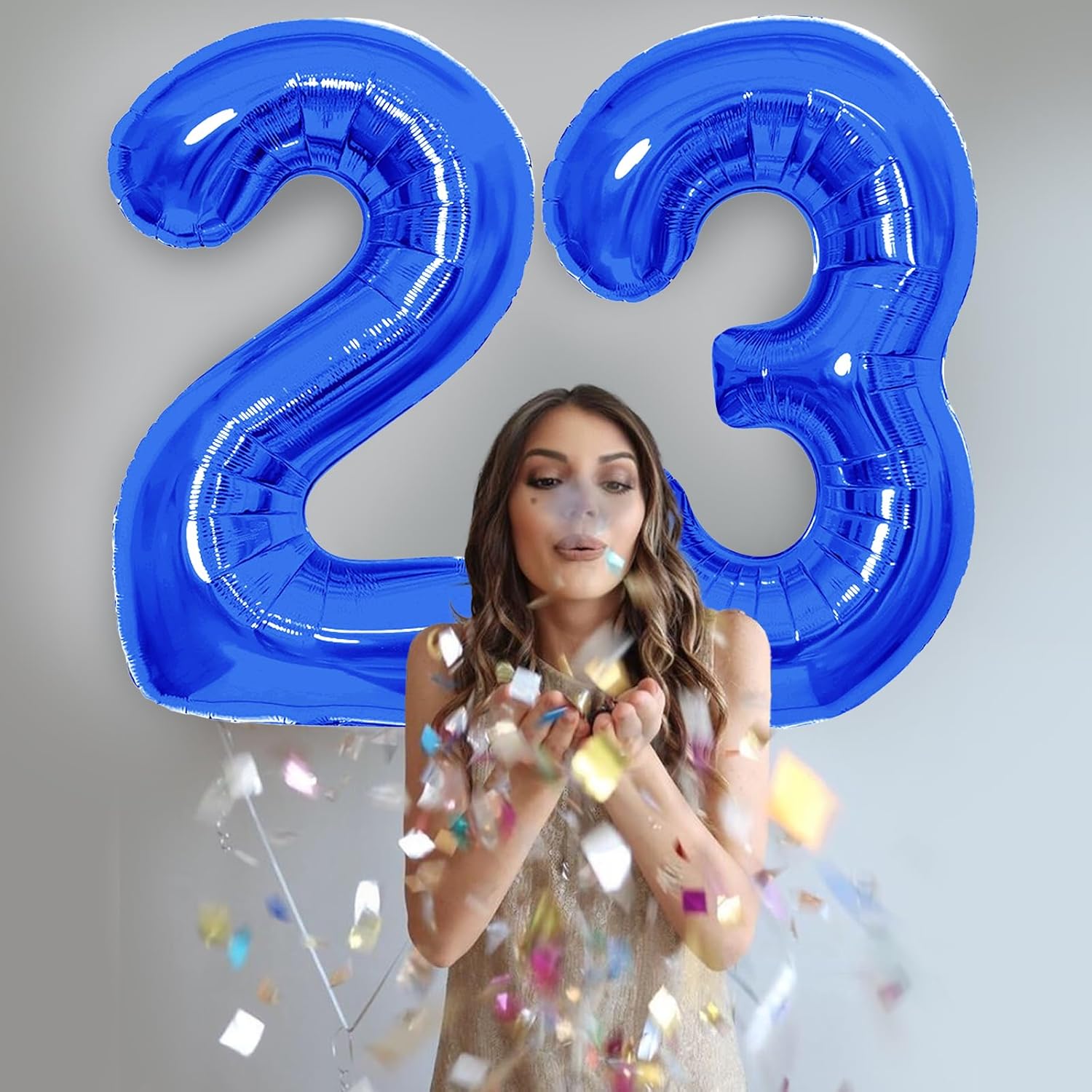 Number Balloons | Giant Navy Blue Number 10 Balloon - Perfect Birthday Decoration for Boys