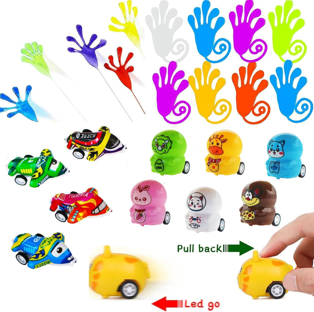 Skiennix 128 Pcs Easter Egg Fillers - Fidget Treasure Box Toys & Classroom Prizes for Kids 4-8