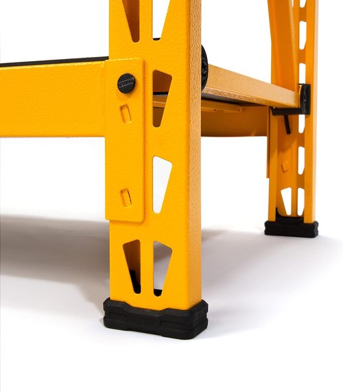DEWALT Heavy-Duty 4-Foot Industrial Storage Rack - 3 Shelves, Metal Shelving, 4,500 lb Capacity