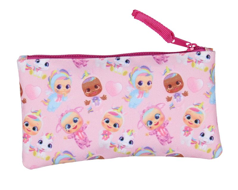 INTIMO Cry Babies Magic Tears Characters Unicorn 3 PC Backpack Lunch box Pencil Pouch Set 12"
