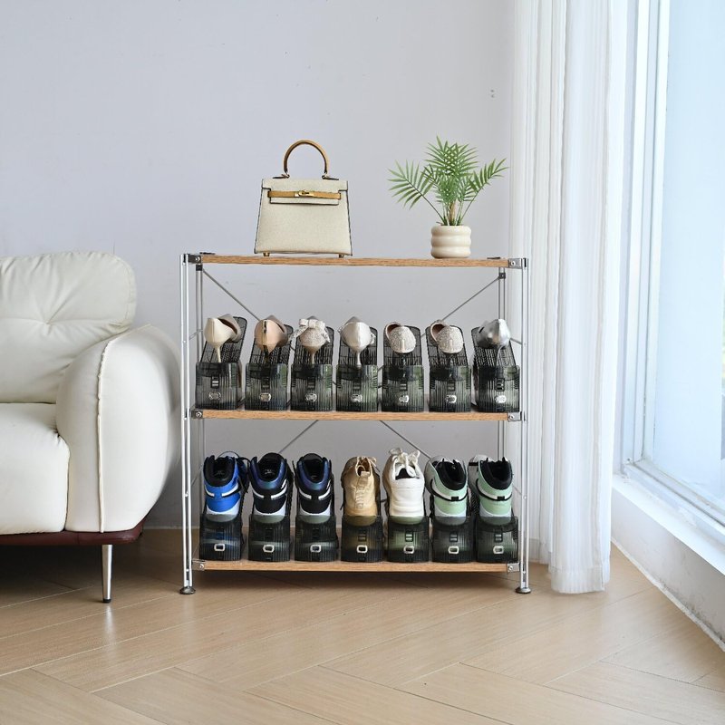 Uni HIMO Shoe Stackers with Three Adjustable Levels,pace Saving ,4.5*10.7inch