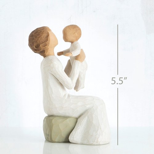 Willow Tree Grandmother, A Unique Love That Transcends The Years, Celebrate New Beginnings, Babies, Families, Loving Relationships Between Parent, Grandparent and Child, Sculpted Hand-Painted Figure